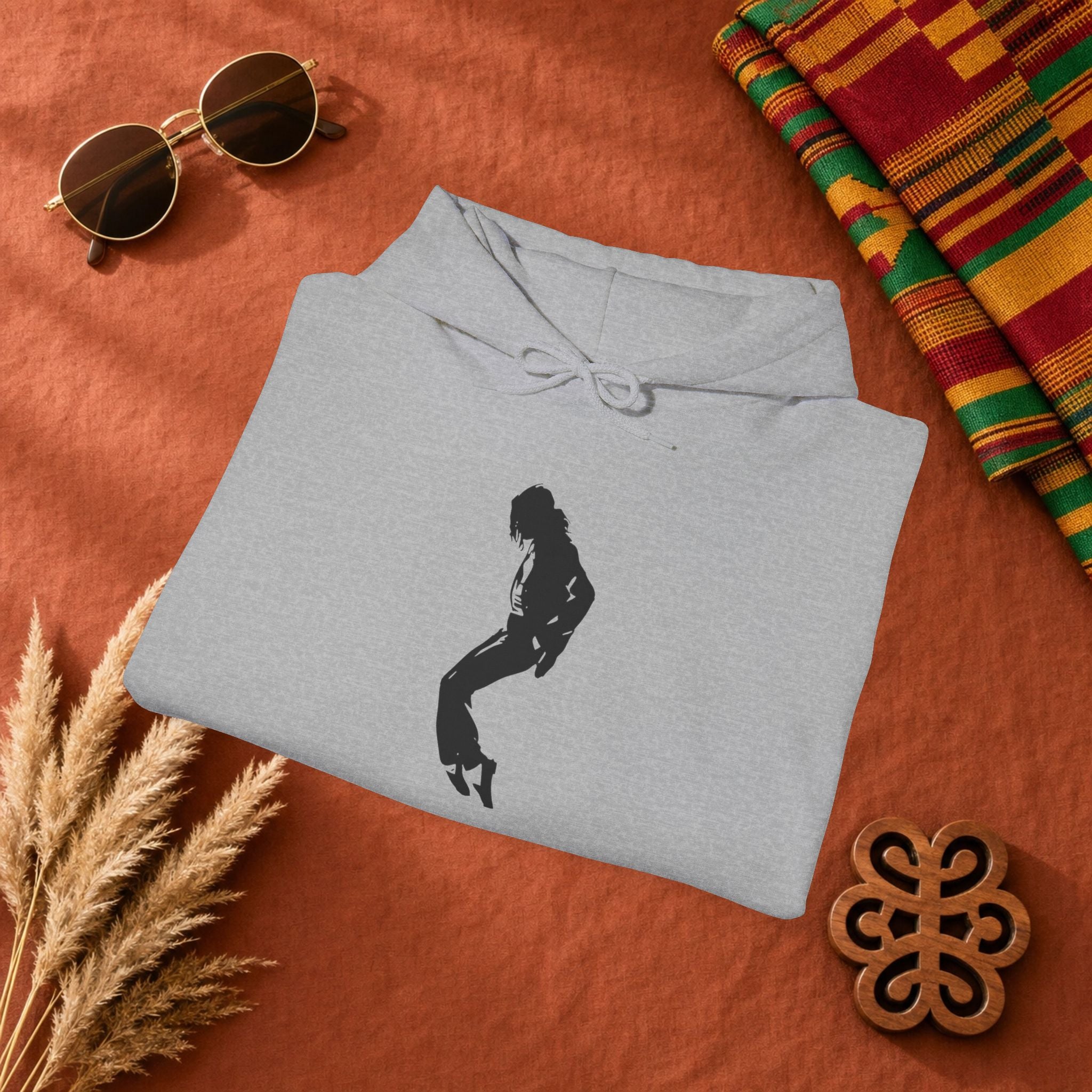 King of pop Silhouette hoodie –