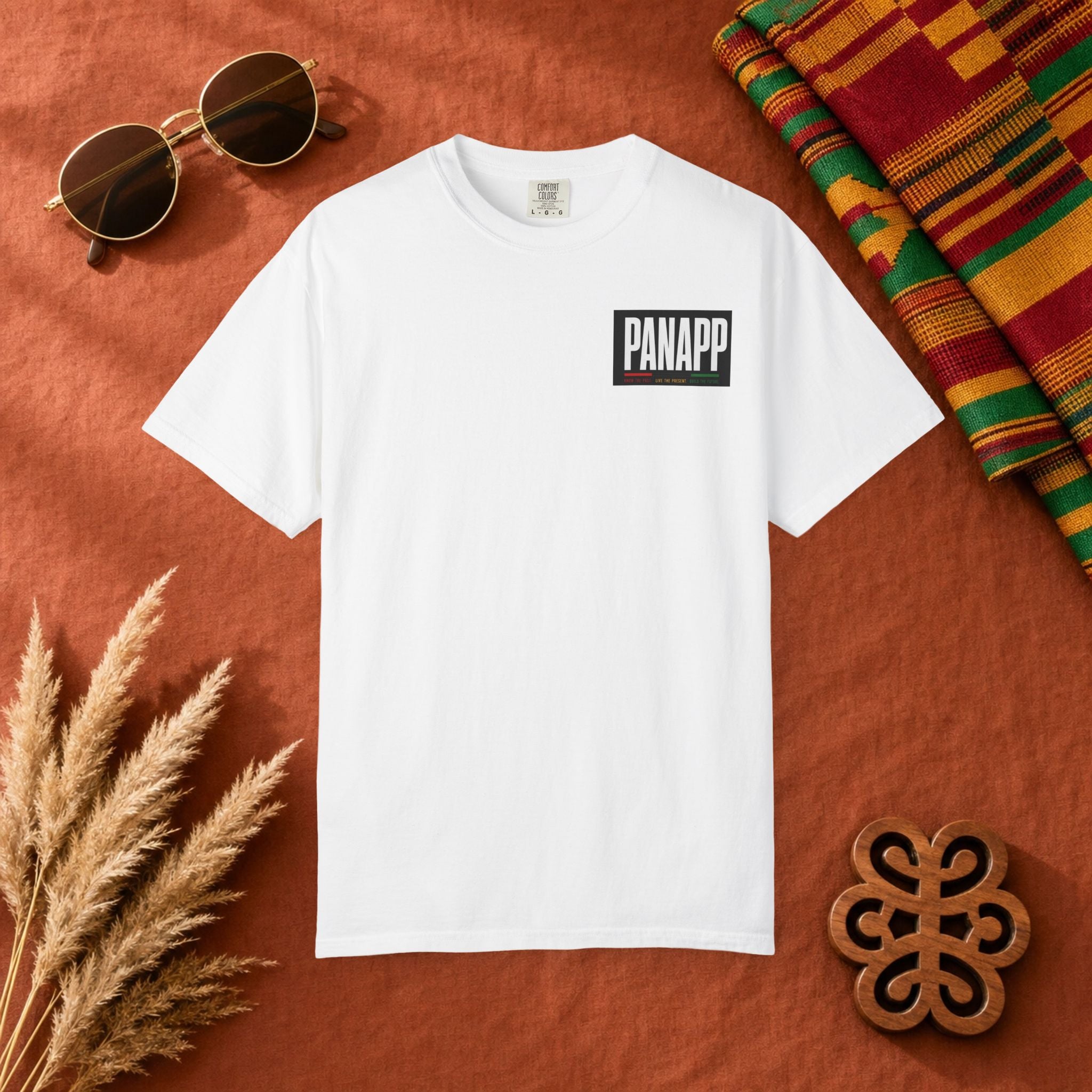 PANAPP Graphic T-Shirt — Bold Logo Tee with Pan-African Colors