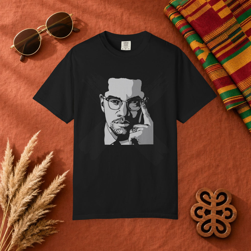 Portrait Graphic T-Shirt — Vintage Monochrome Artist Face Tee