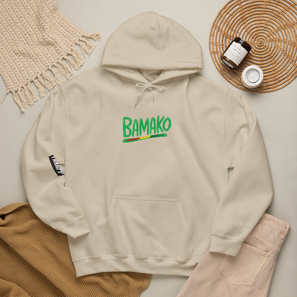 Bamako Graphic Hoodie — Stylish West African City Name Pullover