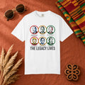Black History Leaders Portrait T-Shirt — “The Legacy Lives” 6-Portrait Tee