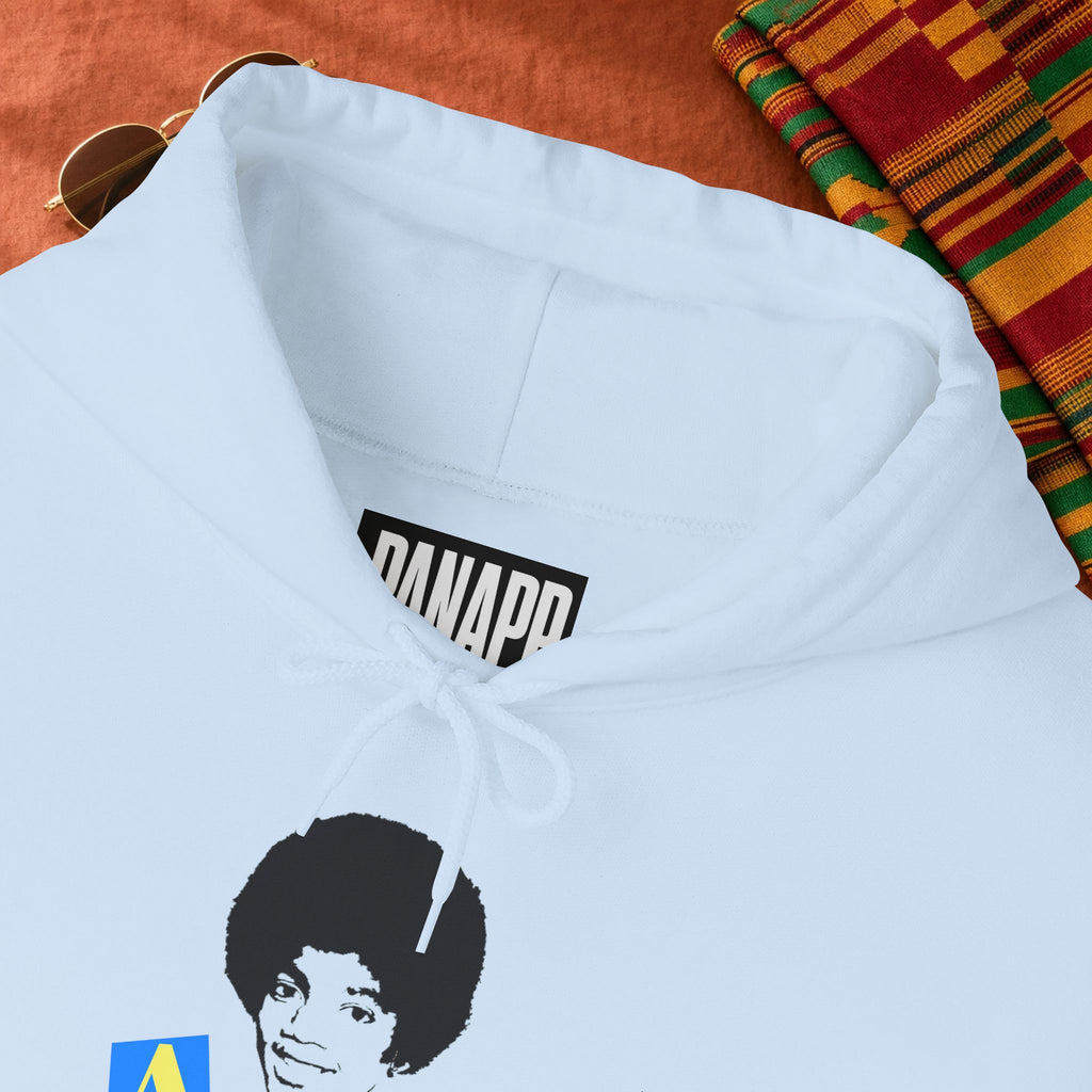 Retro Afro Baby Blocks Hoodie — Vintage Black Baby ABC Graphic Sweatshirt
