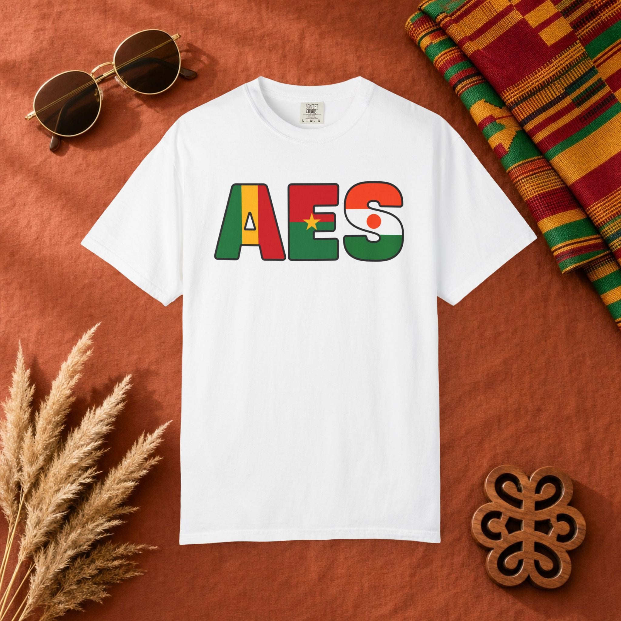 AES AES T-Shirt | Alliance des États du Sahel | Mali Burkina Faso Niger | Pan-African Streetwear