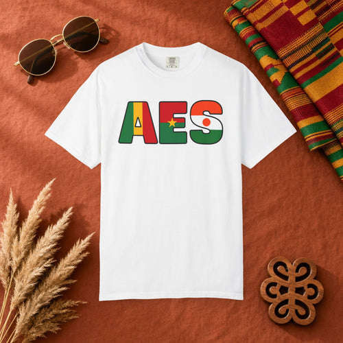 AES AES T-Shirt | Alliance des États du Sahel | Mali Burkina Faso Niger | Pan-African Streetwear