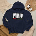 PANAPP Graphic Hoodie — Pan-African Apparel Pullover with Sleeve Logo