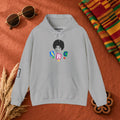 Retro Afro Baby Blocks Hoodie — Vintage Black Baby ABC Graphic Sweatshirt