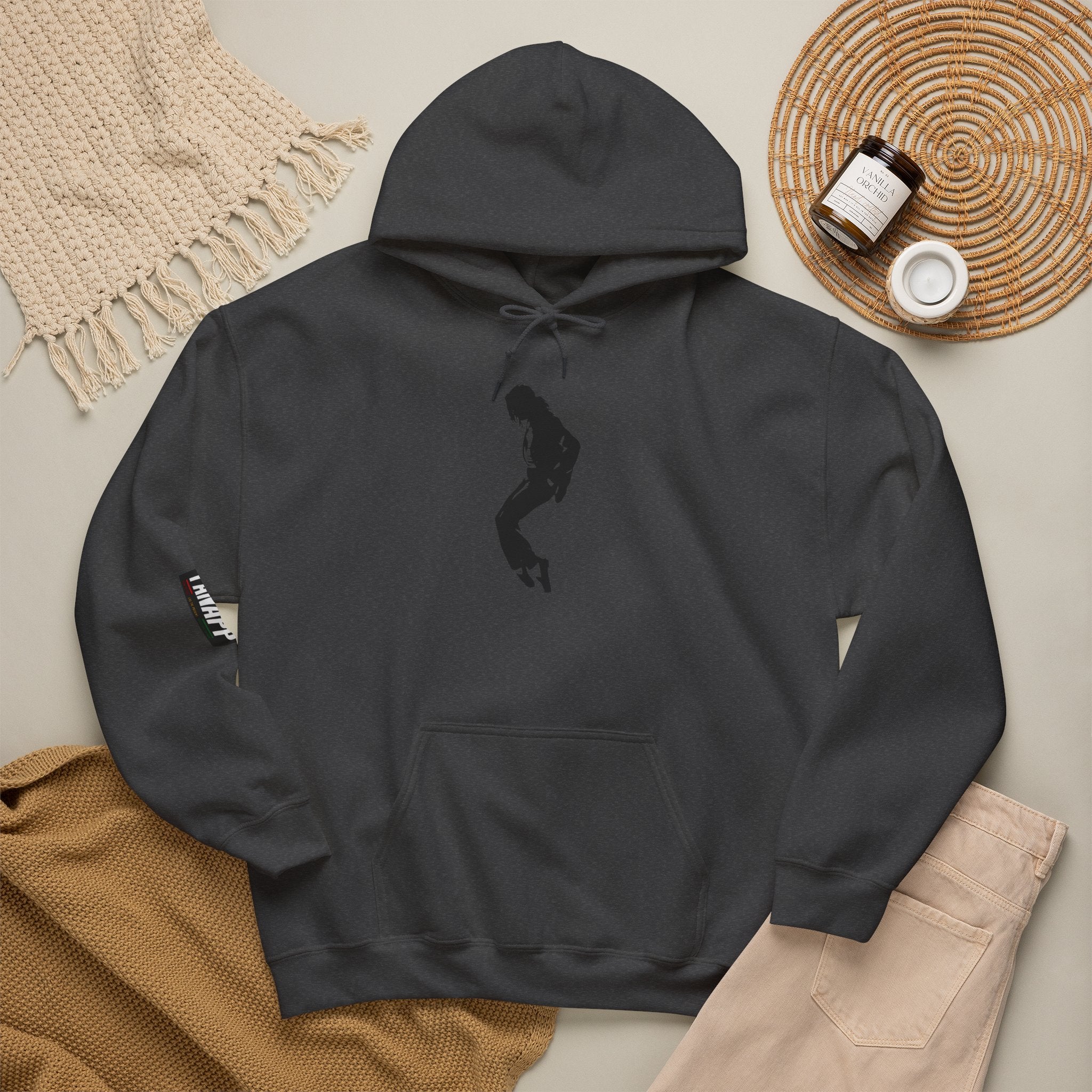 King of pop Silhouette hoodie –